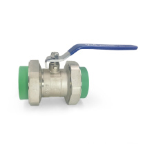 Valogin Nice Look Brass 75*75 PVC Double Union Ball valve